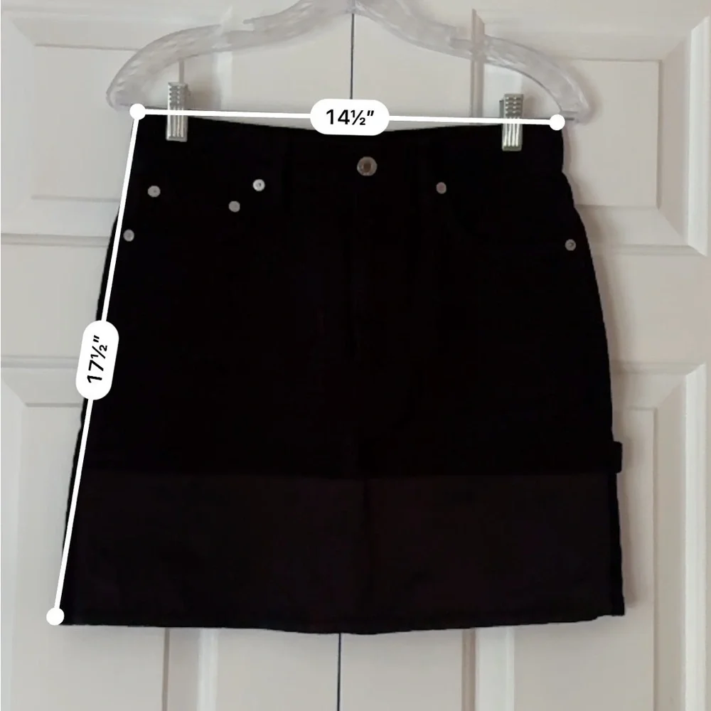Helmut Lang Satin Hem A-Line Skirt | Minimalist Designer Workwear
